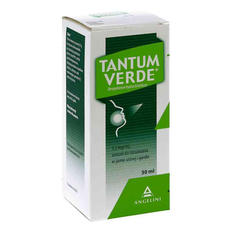 Tantum Verde aerozol do stosowania w jamie ustnej i gardle 30 ml od AZIENDE CHIMICHE RIUNITE ANGELINI FRANCESCO A.C.R. PZN 08300294