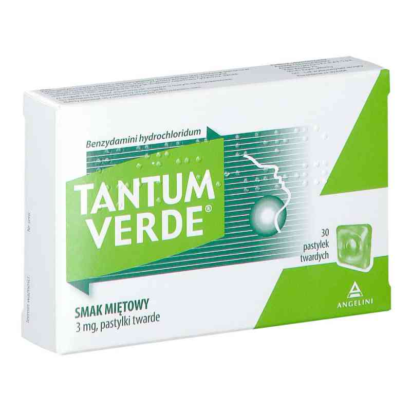 Tantum Verde pastylki sm.miętowy 30  od AZIENDE CHIMICHE RIUNITE ANGELINI FRANCESCO A.C.R. PZN 08302550