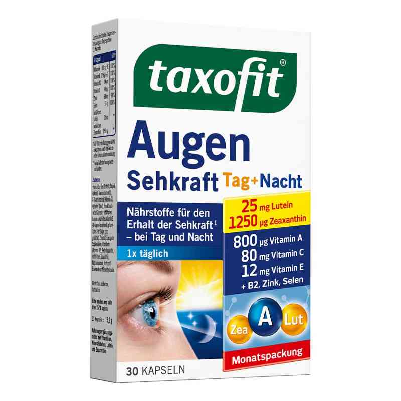 Taxofit Augen preparat z luteiną w kapsułkach 30 szt. od MCM KLOSTERFRAU Vertr. GmbH PZN 12749602