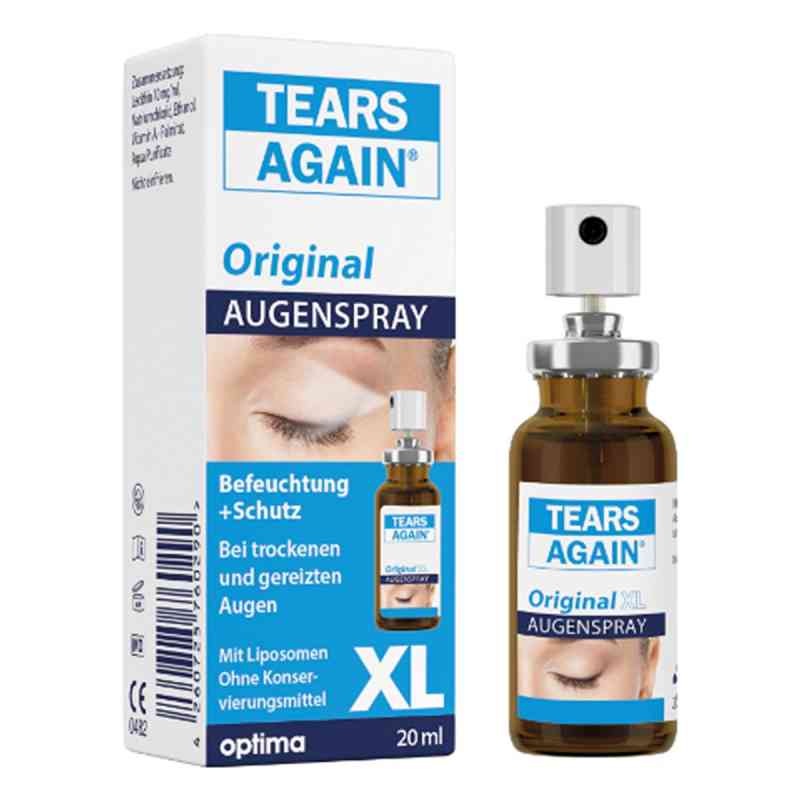 Tears Again spray do oczu z lipidami XL 20 ml od OPTIMA Pharmazeutische GmbH PZN 05105577