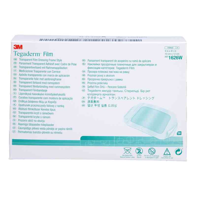 Tegaderm 3m Film 10x12 cm 1626w 50 szt. od Docpharm GmbH PZN 13351899