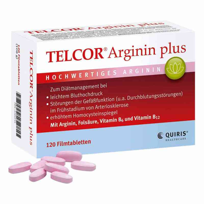 Telcor Arginin plus tabletki powlekane 120 szt. od Quiris Healthcare GmbH & Co. KG PZN 03104734