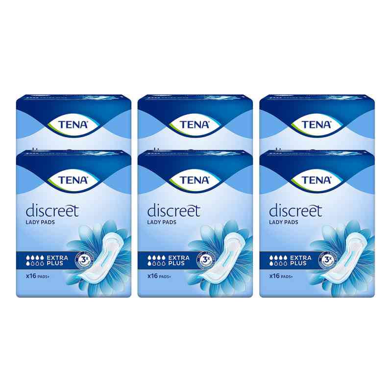 Tena Lady extra plus Einlagen 6x16 szt. od Essity Germany GmbH PZN 08100750