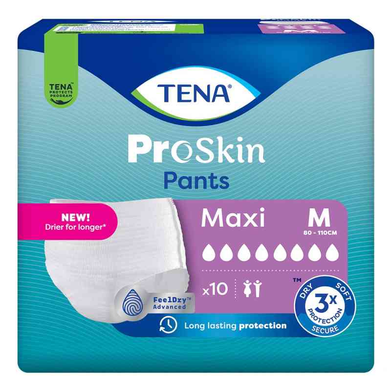 Tena Pants maxi pieluchomajtki r. M 10 szt. od Essity Germany GmbH PZN 15822162