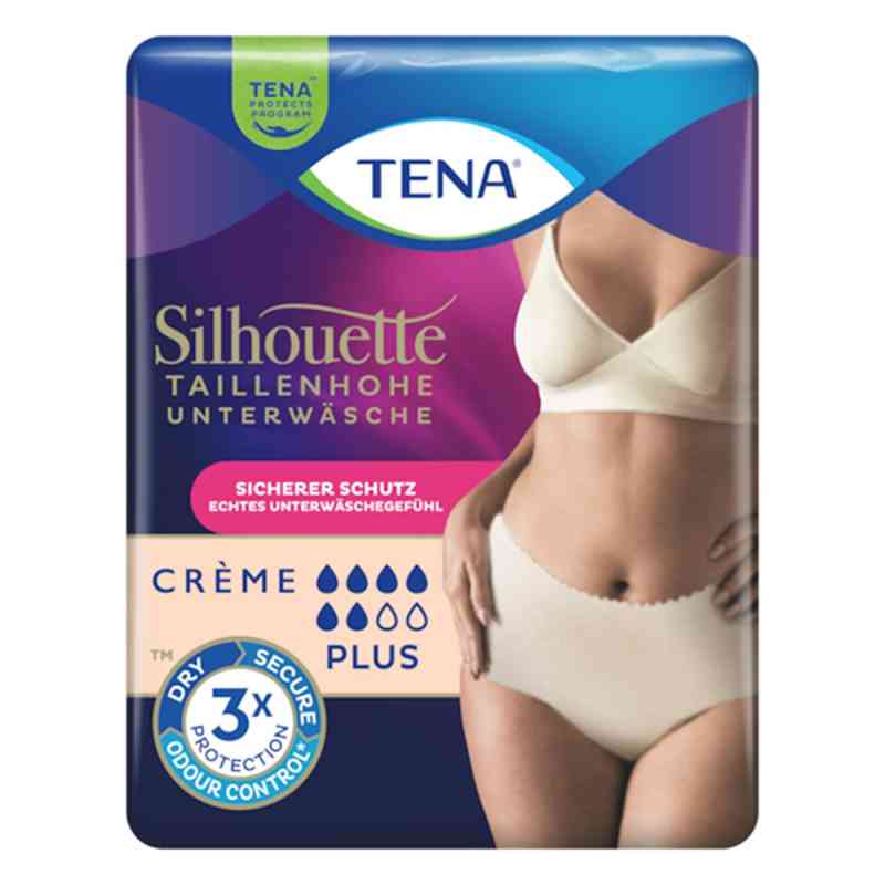 Tena Silhouette Plus L Creme Inkontinenz Pants 2X8 szt. od Essity Germany GmbH PZN 18665013