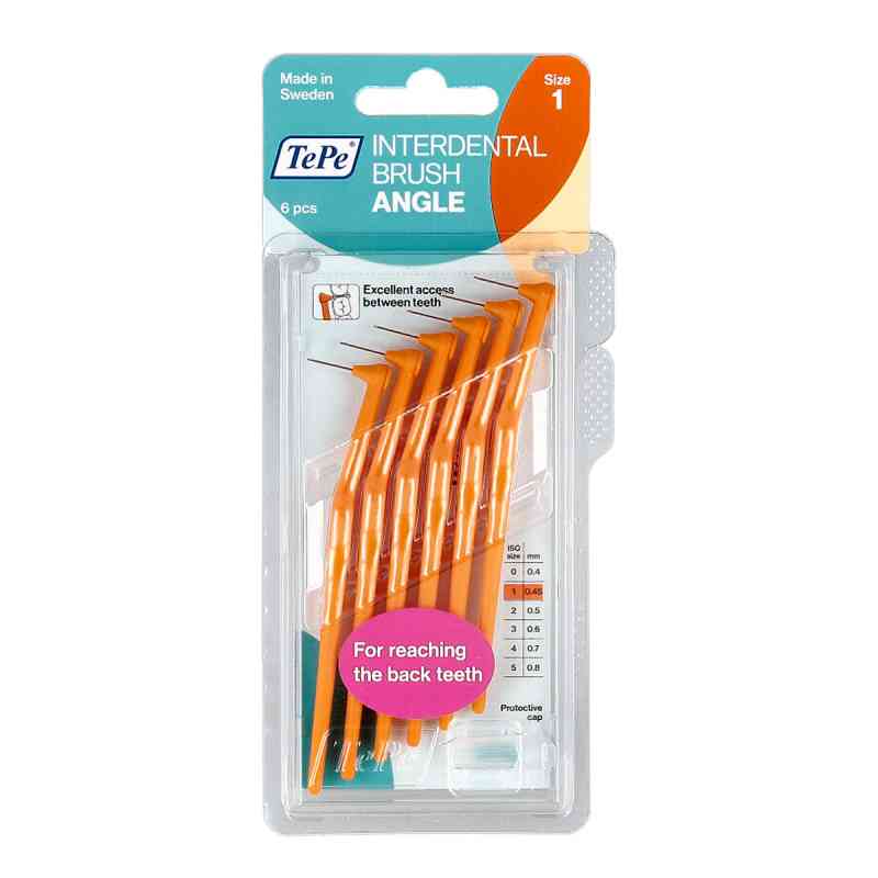 Tepe Angle Interdentalbuerste 0,45mm orange 6 szt. od TePe D-A-CH GmbH PZN 07708713