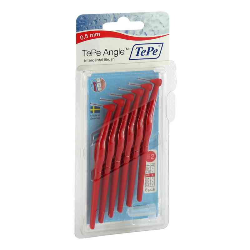 Tepe Angle Interdentalbuerste 0,5mm szczoteczki 6 szt. od TePe D-A-CH GmbH PZN 07708848