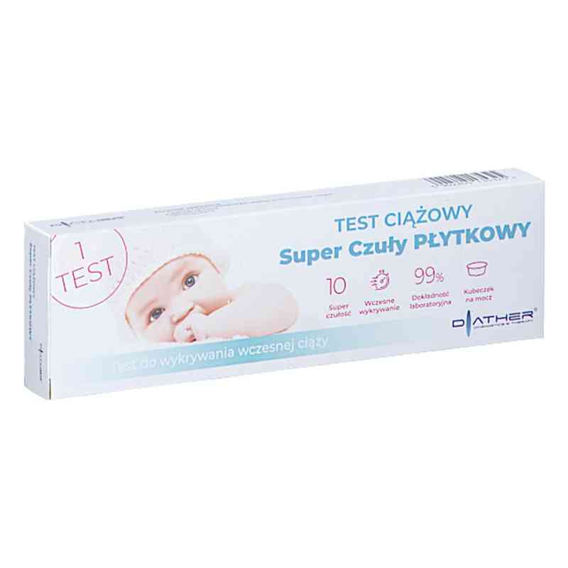 Test ciążowy płytkowy super czuły 1  od HUBEI MEIBAO BIOTECHNOLOGY CO LTD PZN 08305312