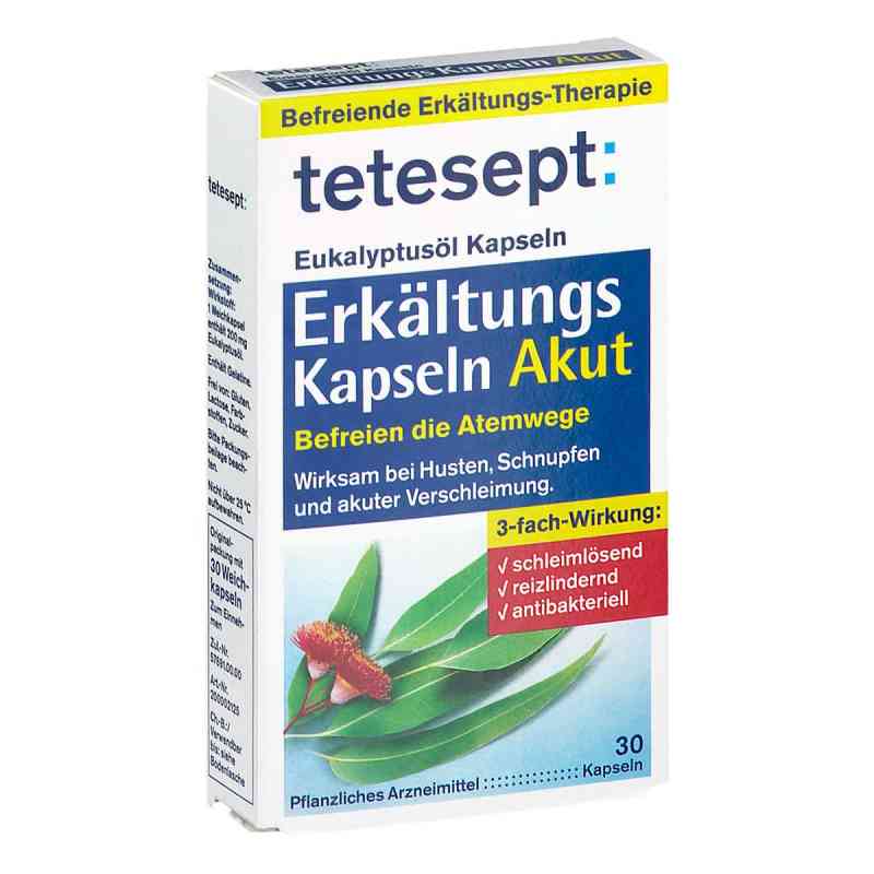 Tetesept Eukalyptusöl Erkältungs Kapseln Akut 30 szt. od Merz Consumer Care GmbH PZN 20027805