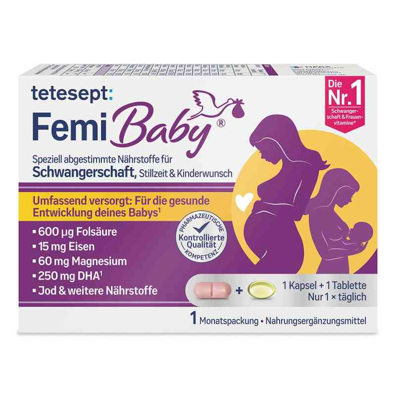 Tetesept Femi Baby tabletki powlekane + kapsułki miękkie 2X30 szt. od Merz Consumer Care GmbH PZN 11118963