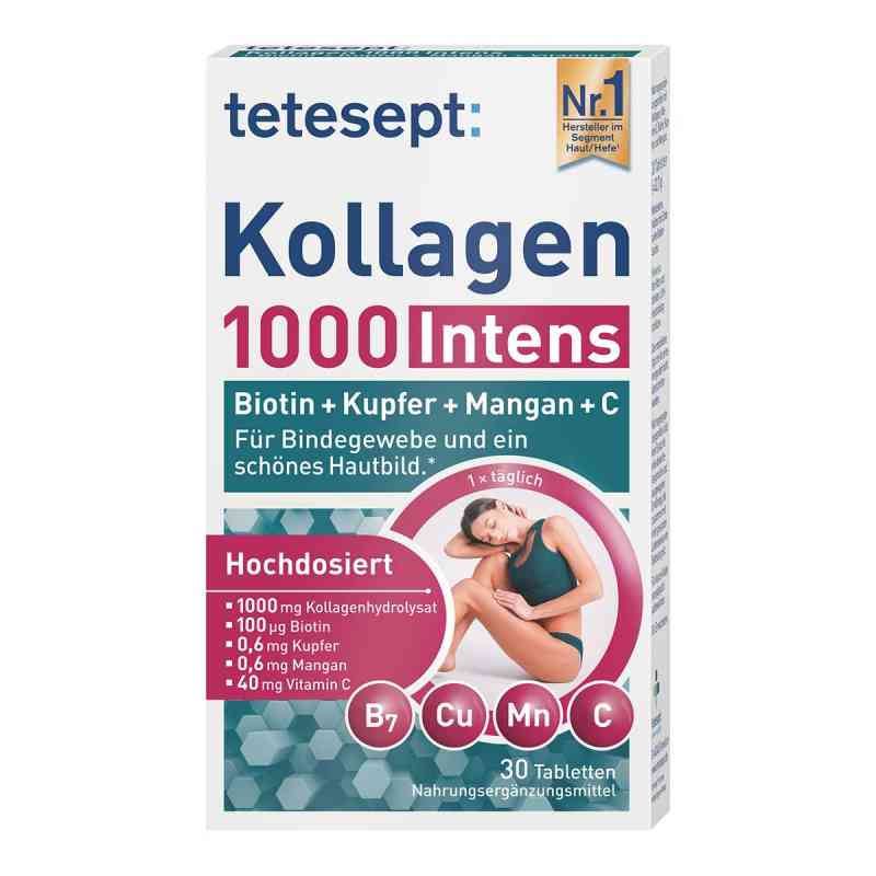 Tetesept Kollagen 1000 Intens Tabletten 30 szt. od Merz Consumer Care GmbH PZN 17841212
