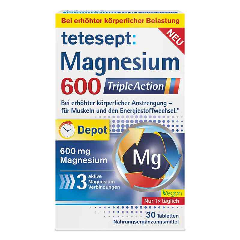 Tetesept Magnesium 600 Triple Action Filmtabletten 30 szt. od Merz Consumer Care GmbH PZN 19205957