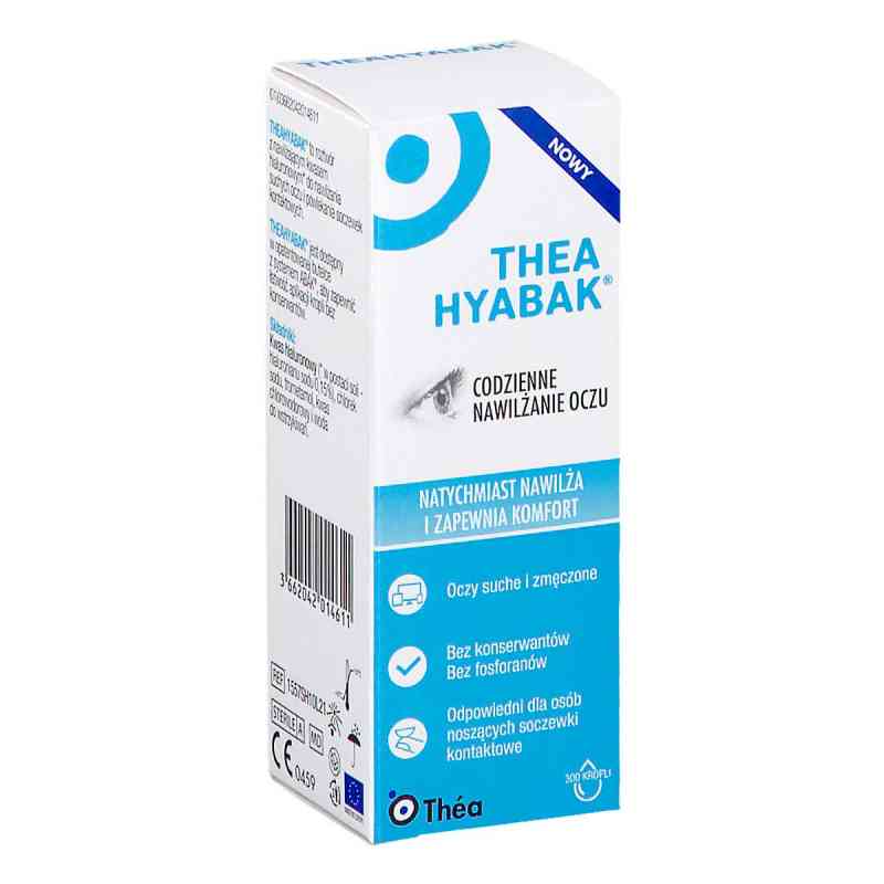 TheaHyabak Krople do oczu 10 ml od LABORATOIRES THEA PZN 08306608