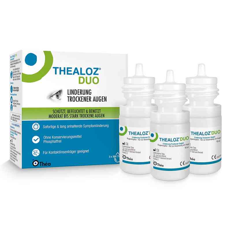 Thealoz Duo krople do oczu 3X10 ml od Thea Pharma GmbH PZN 06626657