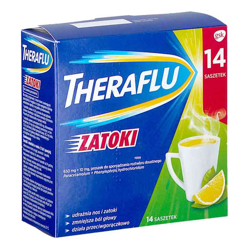Theraflu Zatoki saszetki 14  od NOVARTIS CONSUMER HEALTH GMBH PZN 08301856