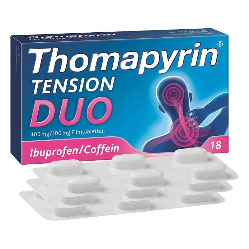 Thomapyrin Tension Duo 400 mg/100 mg tabletki powlekane 18 szt. od A. Nattermann & Cie GmbH PZN 15420191