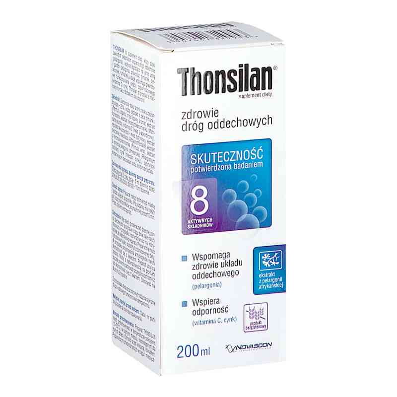 Thonsilan syrop 200 ml od NOVASCON PHARMACEUTICALS SP. Z O.O. PZN 08303148