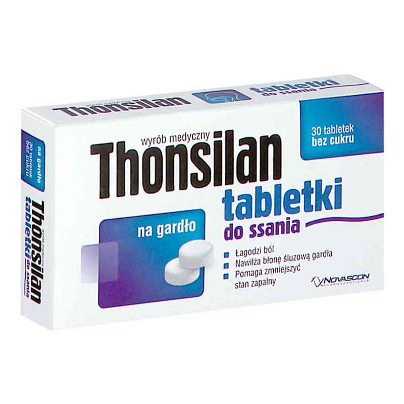 Thonsilan tabletki do ssania 30  od NOVASCON PHARMACEUTICALS SP. Z O.O. PZN 08303179