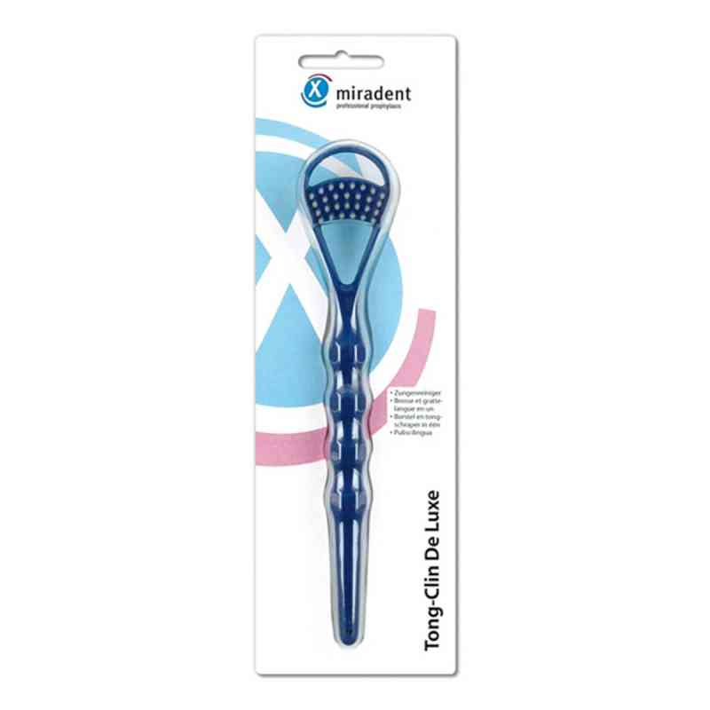 Tong Clin de Luxe Zungenbürste+schaber 1 szt. od Megadent Deflogrip Gerhard Reeg GmbH PZN 01455487