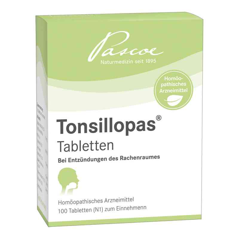 Tonsillopas Tabletten 100 szt. od Pascoe pharmazeutische Präparate PZN 07191055