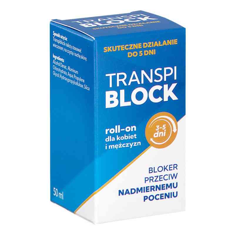 Transpiblock Roll-on bloker 50 ml od ADEX COSMETICS & PHARMA PZN 08305592