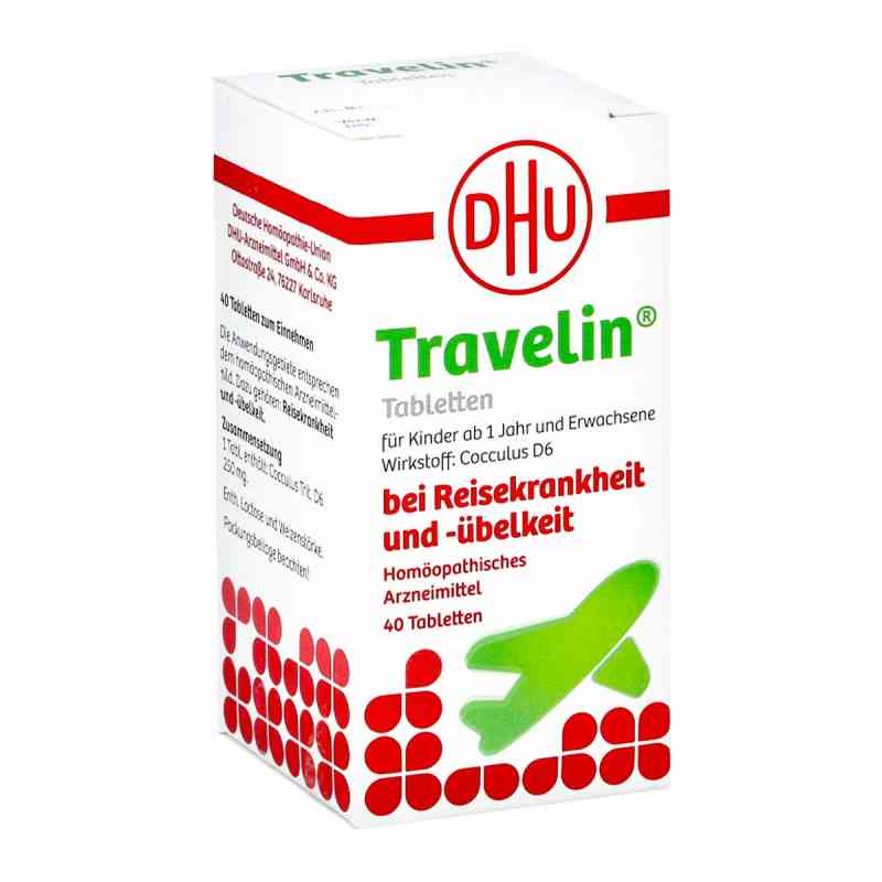 Travelin tabletki 40 szt. od DHU-Arzneimittel GmbH & Co. KG PZN 17587305