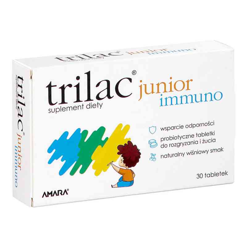 Trilac Junior Immuno 30  od ZAKŁ. FARMACEUTYCZNY AMARA SP. Z O.O. PZN 08305399