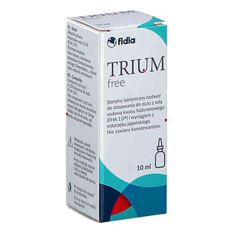 TRIUM free krople 10 ml od FIDIA FARMACEUTICI SPA PZN 08304427
