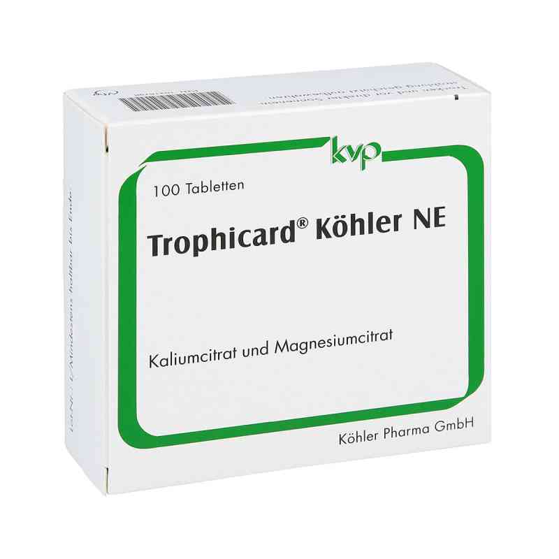 Trophicard Köhler NE tabletki 100 szt. od Köhler Pharma GmbH PZN 10418798