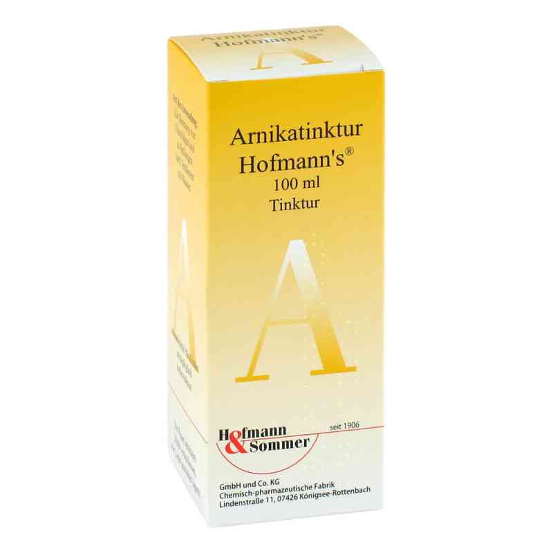 Tynktura z arniki Hofmanns 100 ml od Hofmann & Sommer GmbH & Co. KG PZN 00691180