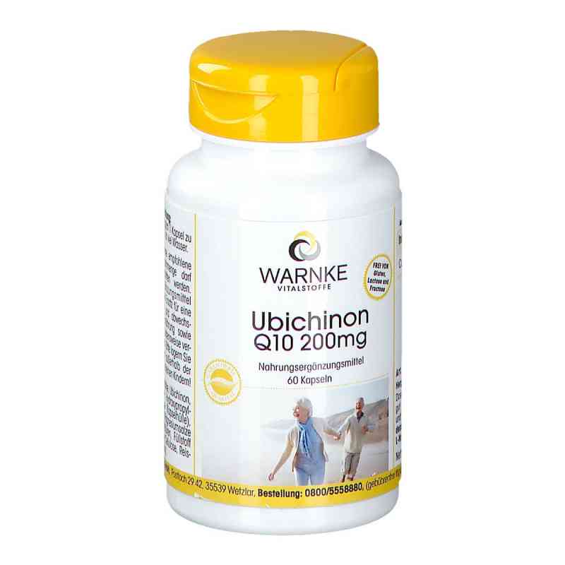 Ubichinon Q10 200 mg kapsułki 60 szt. od Warnke Vitalstoffe GmbH PZN 12343716