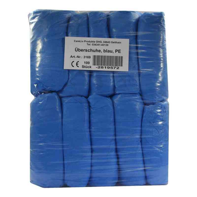 Ueberschuhe Einmal Kunststoff blau 100 szt. od Careliv Produkte OHG PZN 02819572