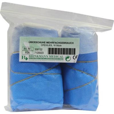 Ueberschuhe Mehrfachgebrauch Cpe/vlies 10 szt. od Brinkmann Medical ein Unternehmen der Dr. Junghans PZN 07120523