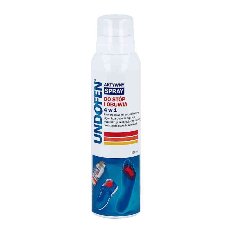 Undofen Aktywny spray do stóp i obuwia 4w1 150 ml od OMEGA PHARMA A.S. PZN 08300386