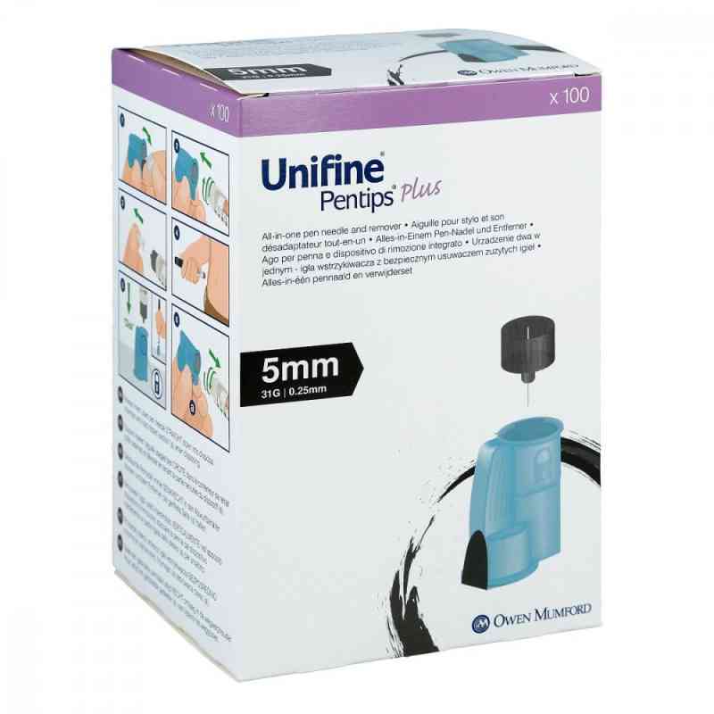 Unifine Pentips plus 5 mm 31 G Kanuele 100 szt. od OWEN MUMFORD GmbH PZN 06562727