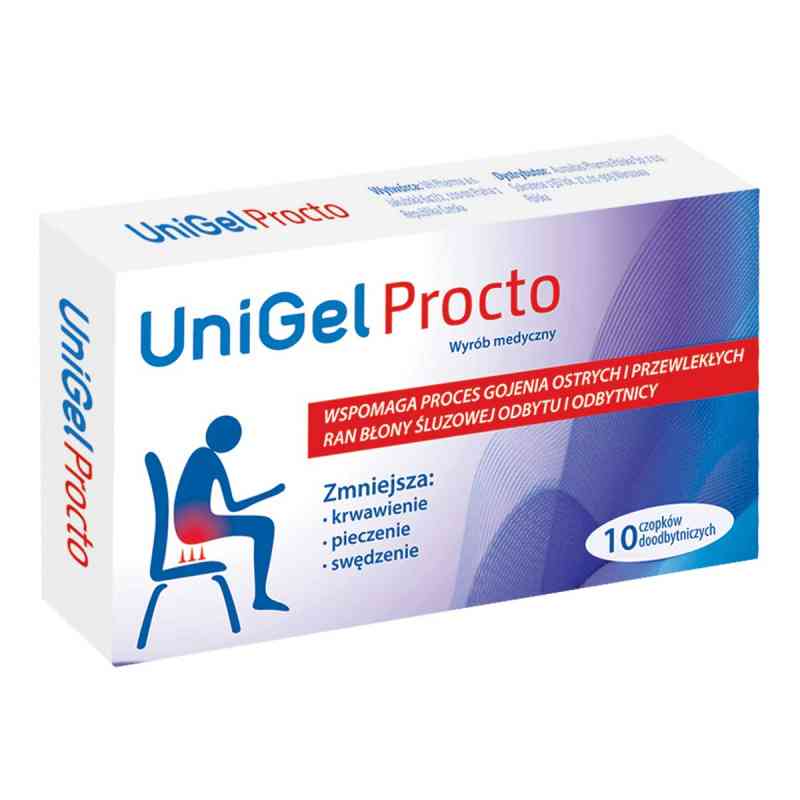 UniGel Procto czopki 10  od WAKE SPOL.S.R.O. PZN 08302901