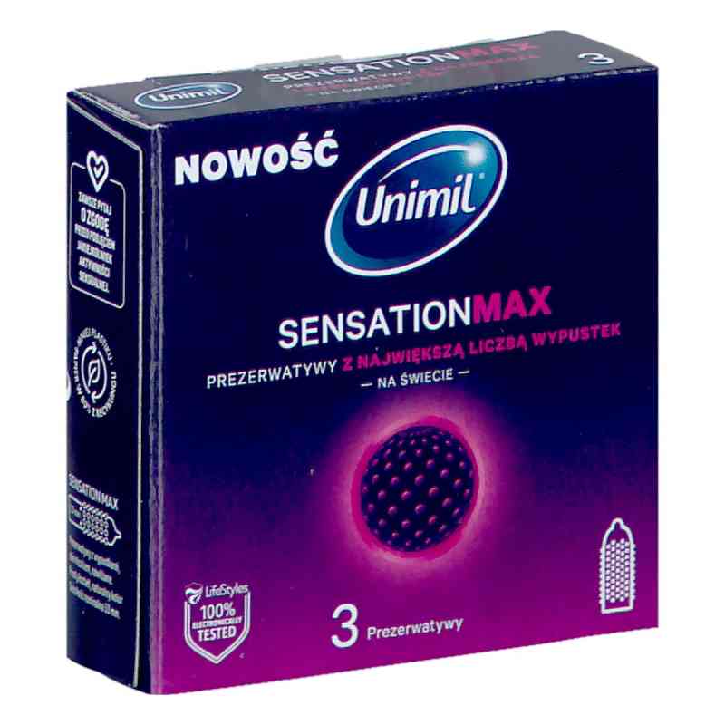 Unimil Sensation Max Prezerwatywy 3  od SURETEX LTD. PZN 08305633