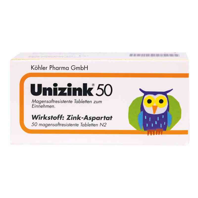 Unizink 50 Tabl. magensaftr. 50 szt. od Köhler Pharma GmbH PZN 03441621