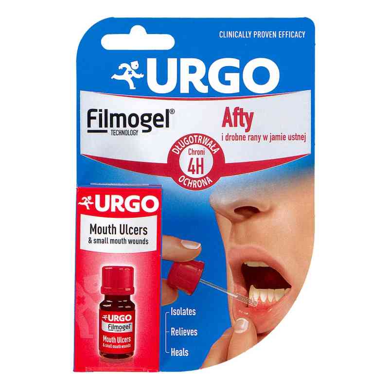 Urgo Afty i drobne rany w jamie ustnej 6 ml od LABORATOIRES URGO HEALTHCARE PZN 08305664