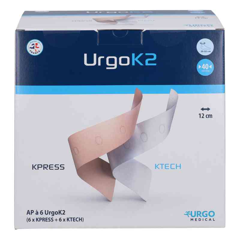 Urgo K2 Kompr.syst.knoechelumf.25-32cm 12cm br. 6 szt. od Urgo GmbH PZN 05381886