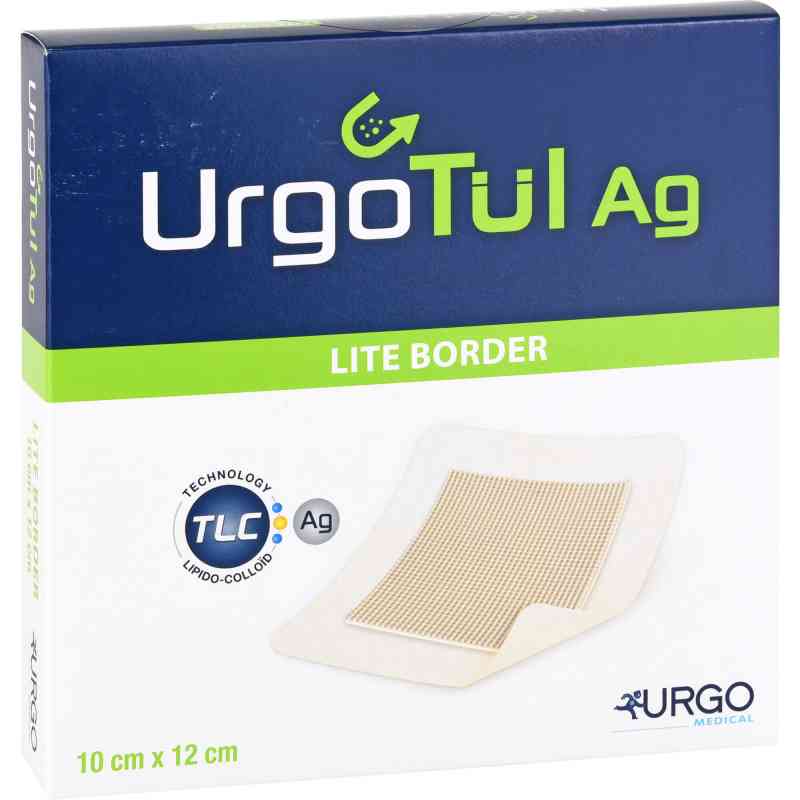 Urgotuel Ag Lite Border 10x12cm Verband 10 szt. od Urgo GmbH PZN 09607175