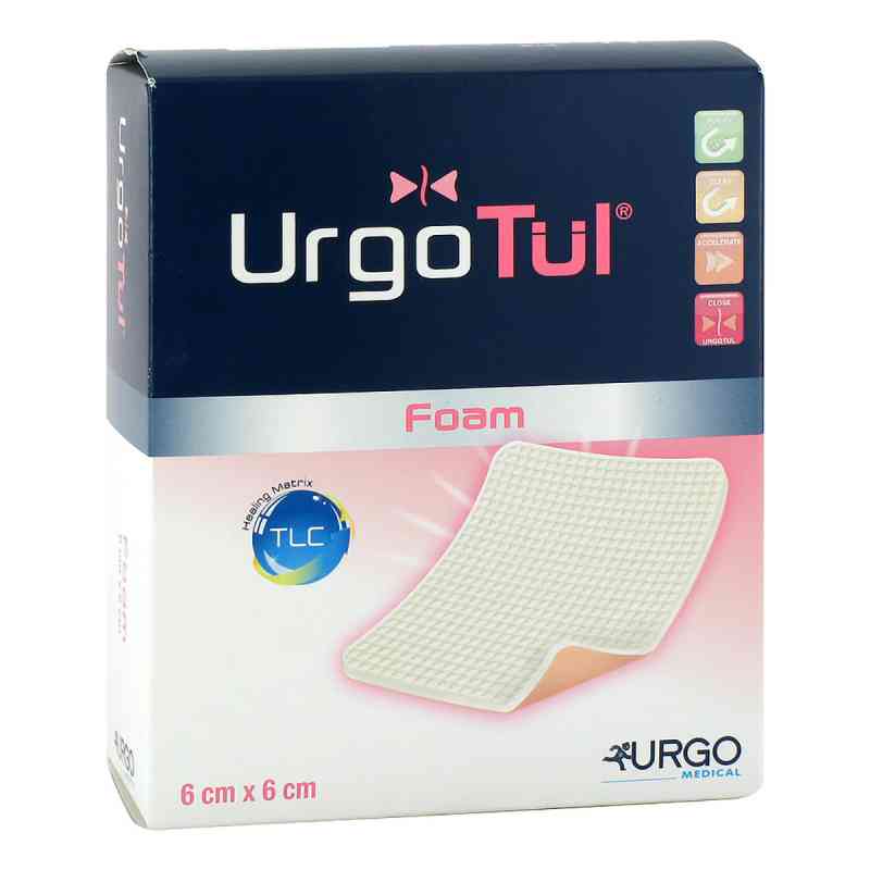 Urgotül Foam 6x6 cm Verband 10 szt. od Urgo GmbH PZN 10261724
