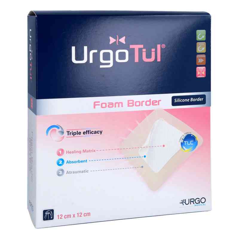Urgotül Foam Border 12x12 cm Verband 10 szt. od Urgo GmbH PZN 10203158