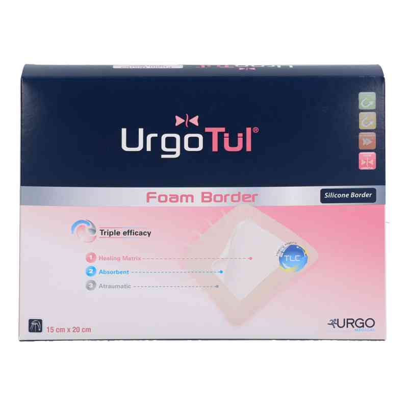 Urgotül Foam Border 15x20 cm Verband 10 szt. od Urgo GmbH PZN 10203170