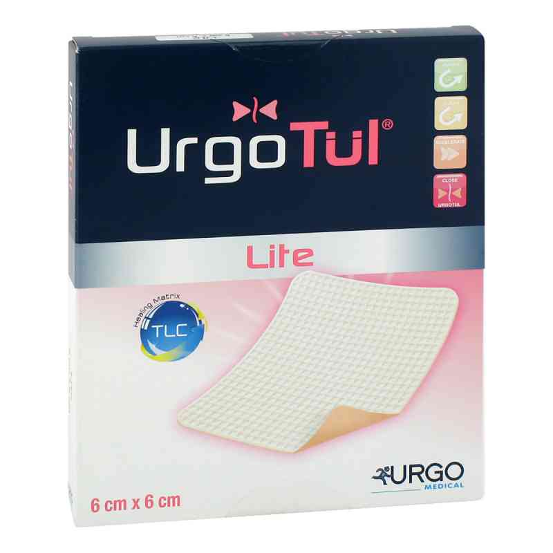 Urgotül Lite 6x6 cm Verband 5 szt. od Urgo GmbH PZN 10261799