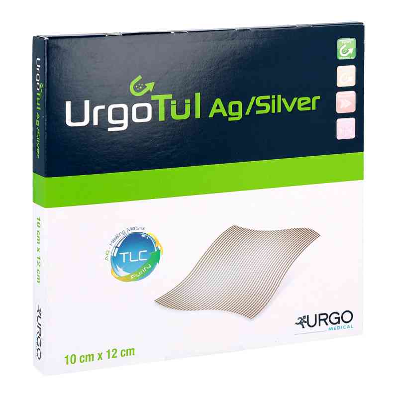 Urgotuel Silver 10x12cm Wundgaze 10 szt. od Urgo GmbH PZN 04667356