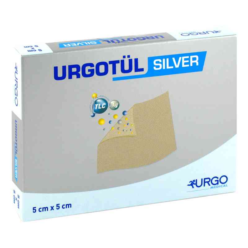 Urgotuel Silver 5x5cm Wundgaze 10 szt. od Urgo GmbH PZN 05046461