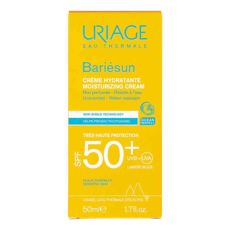 Uriage Bariesun Krem nawilżający do skóry wrażliwej SPF 50+ 50 ml od LABORATIRES DERMATOLOGIQUES D'URIAGE PZN 08305653
