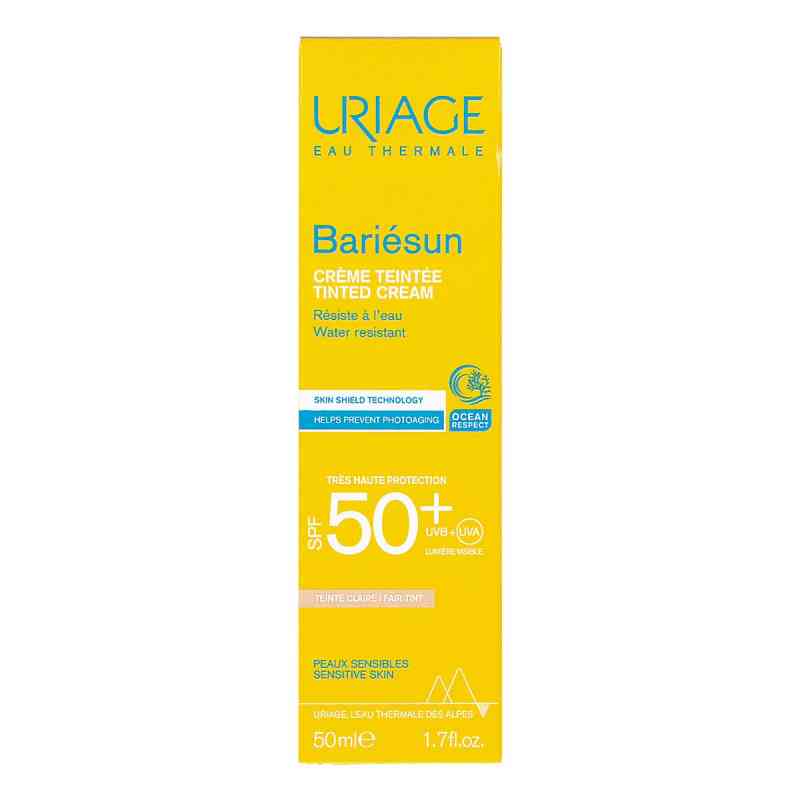 Uriage Bariesun Krem przeciwsłoneczny tonujący jasny beż SPF 50+ 50 ml od LABORATORIA URIAGE PZN 08305652