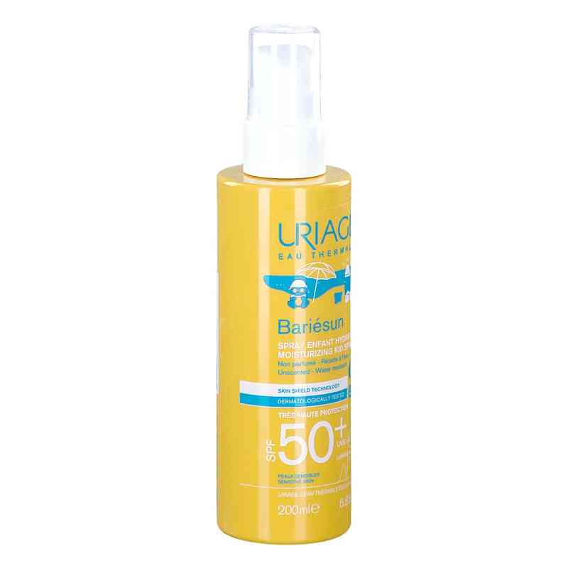 Uriage Bariesun Nawilżający spray dla dzieci SPF50+ 200 ml od LABORATOIRES DERMATOLOGIQUES D'URIAGE PZN 08305880